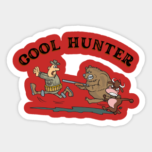 Cool hunter Sticker